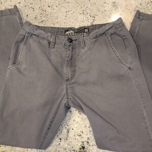 Vans Off The Wall Men’s Gray Chino Pants Size 32x30 Skate Casual